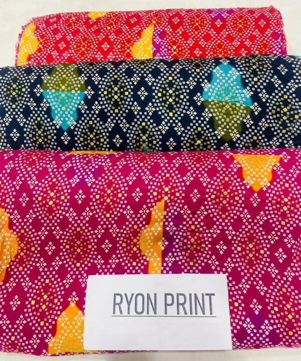 rayon print in wholesale in India