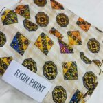 cheap foil print fabric bulk buy