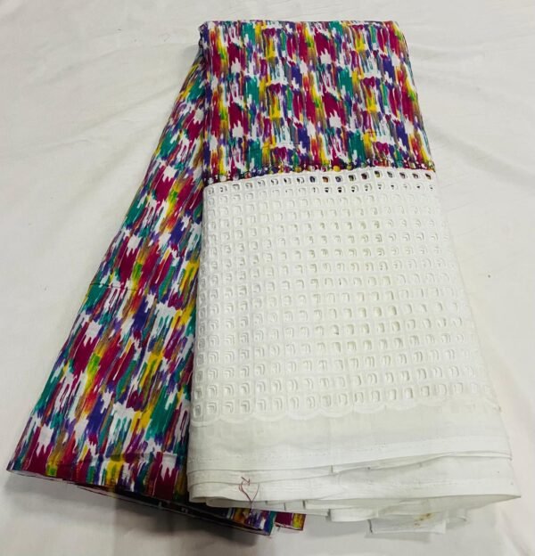 cotton chikan fabric online