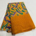 Chikan work cotton fabric manufacturer