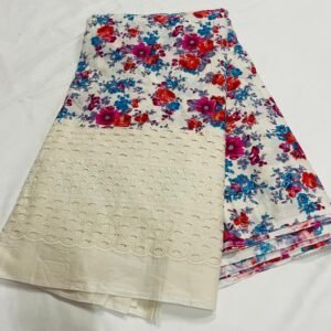 lucknowi chikan embroidery fabric