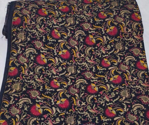 Maroon printed alpine winter fabric for ladies wear wholesale